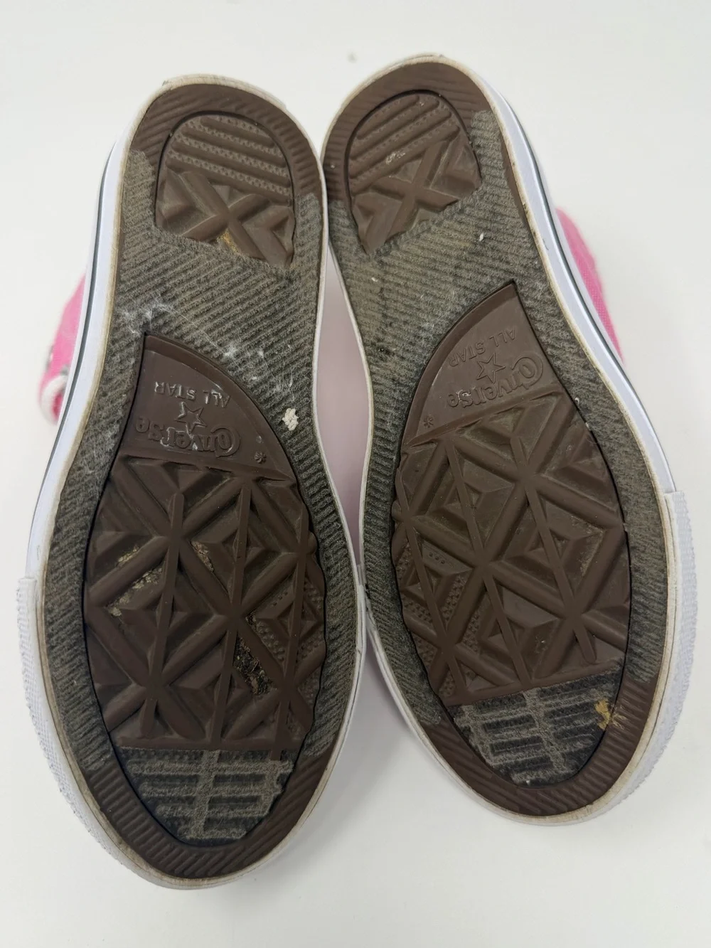Kids Converse Pink Canvas High-Top Sneakers Sz. 10.5